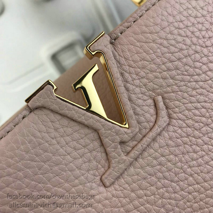 Louis Vuitton Taurillon Leather Capucines BB Pink M52451