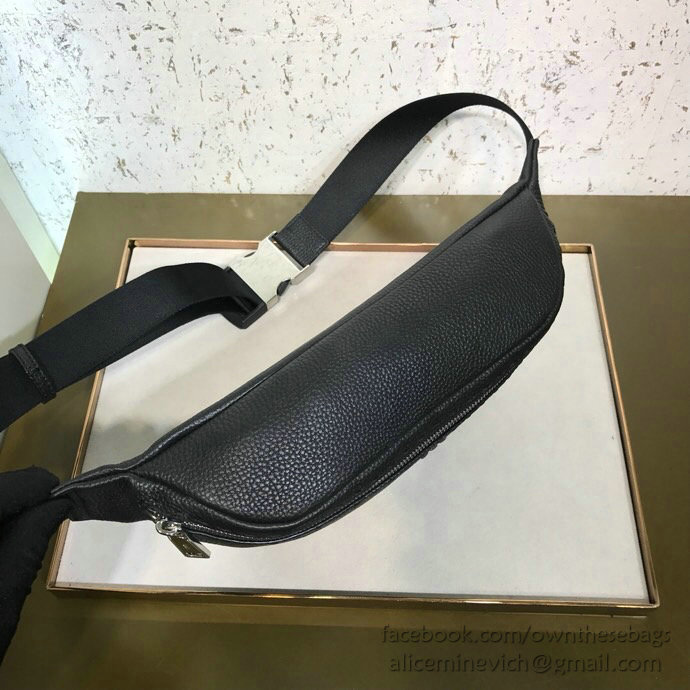 Fendi Calfskin Belt Bag Black F823581