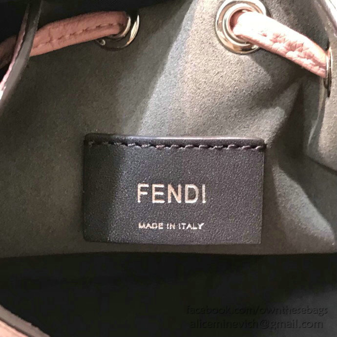 Fendi Small Mon Tresor Bucket Bag Pink F80101