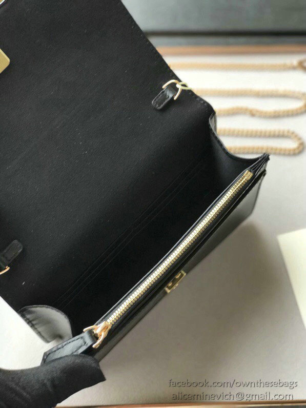 Fendi Wallet on Chain Black F803491