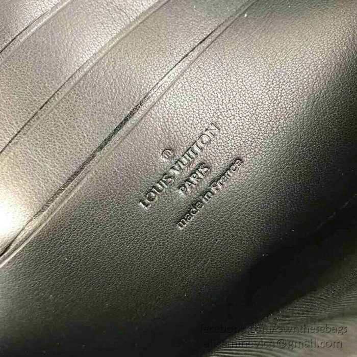 Louis Vuitton Calfskin Clutch Noir M44458