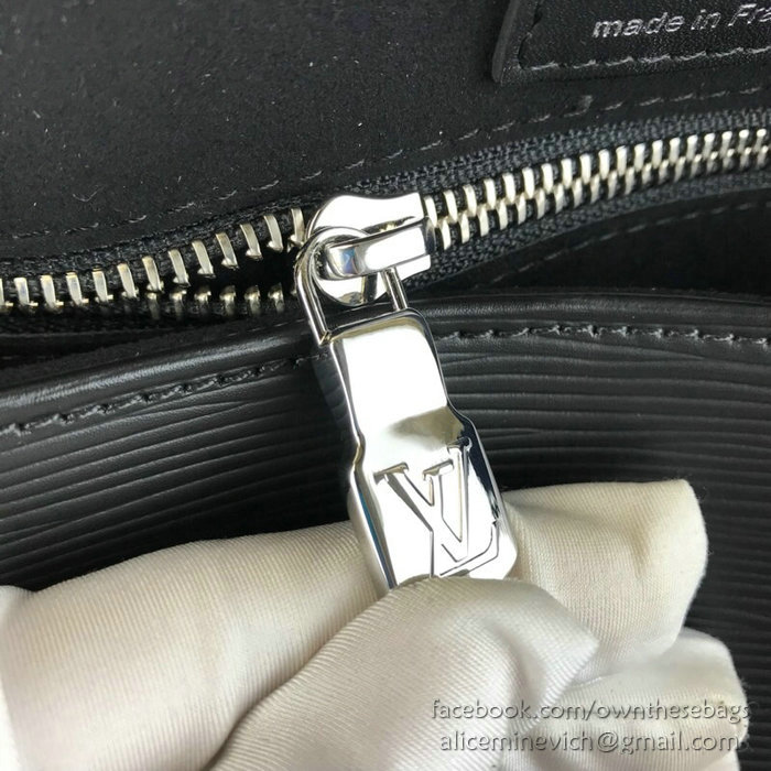Louis Vuitton Epi Leather Harrington Messenger Bag Black M53409