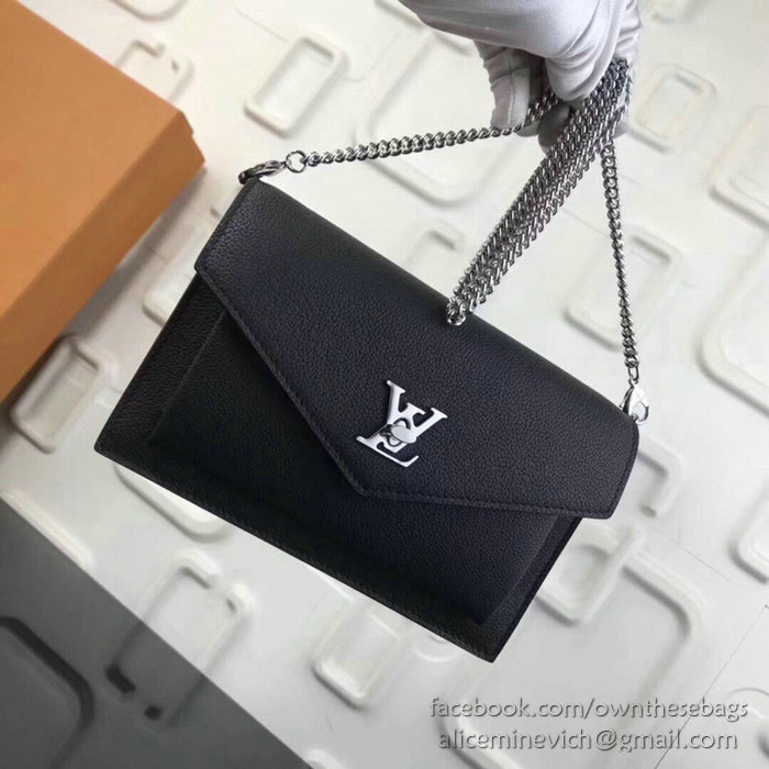 Louis Vuitton Pochette Mylockme Chain Noir M63471