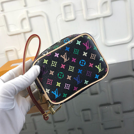 Louis Vuitton Trousse Wapity Pouch Bag Black M58030