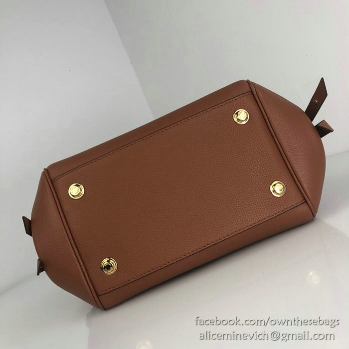 Louis Vuitton Veau Nuage Leather Milla PM Brown M54346