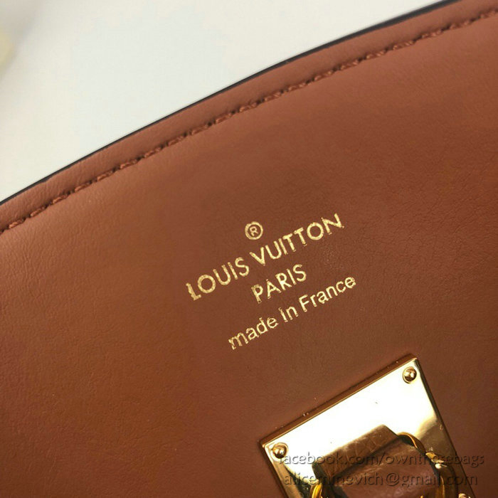 Louis Vuitton Veau Nuage Leather Milla PM Brown M54346