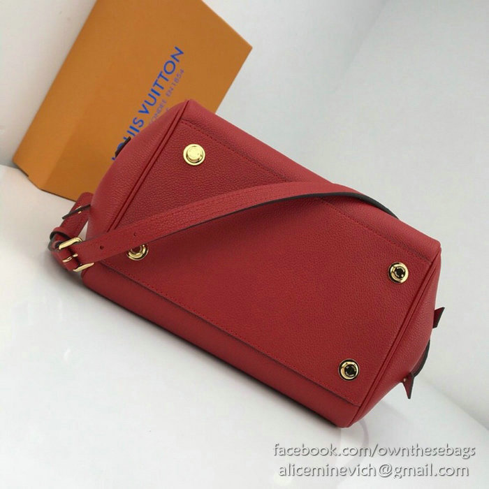 Louis Vuitton Veau Nuage Leather Milla PM Red M54346