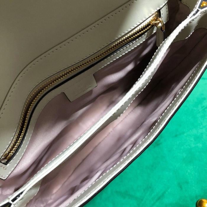 Gucci Arli Medium Leather Shoulder Bag Black 550126