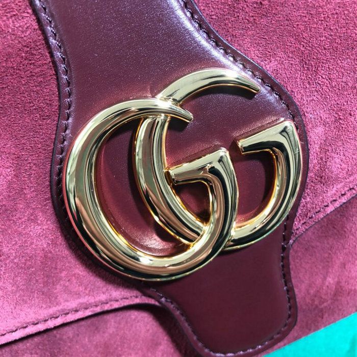 Gucci Arli Medium Shoulder Bag Burgundy 550126