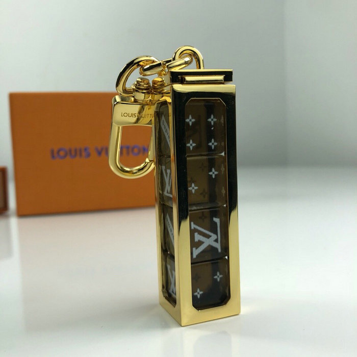 Louis Vuitton Bag Charm and Key Holder Black MP2072