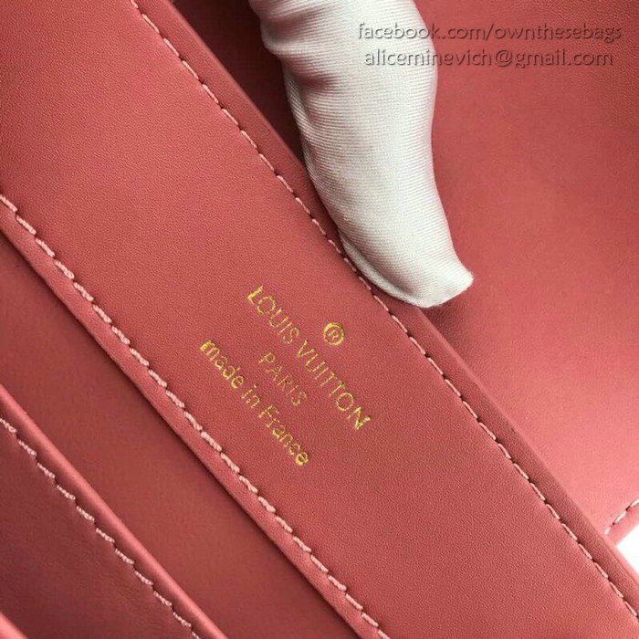 Louis Vuitton Calfskin Capucines Mini Rose Tourmaline N94227
