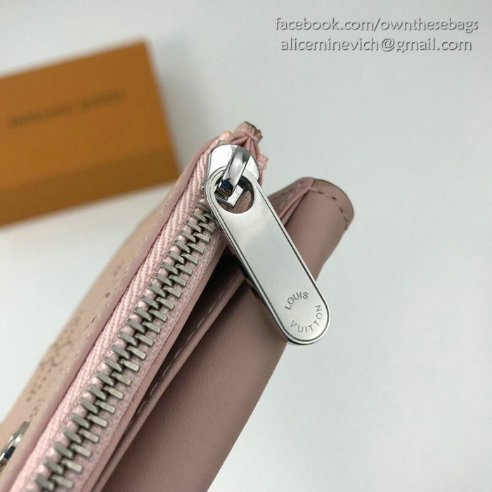 Louis Vuitton Mahina Leather Anae Coin Purse Pink M64052