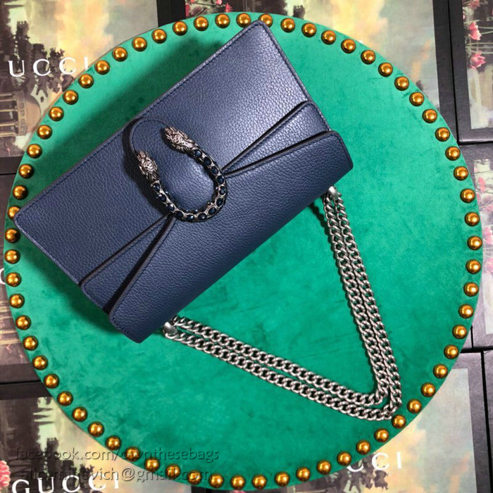 Gucci Dionysus Small Shoulder Bag Blue 400249