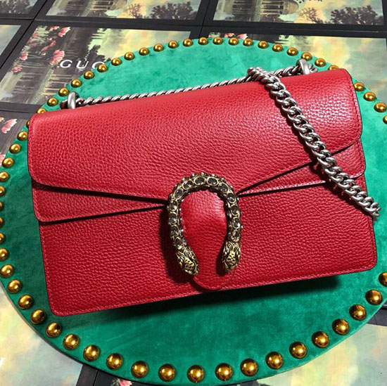 Gucci Dionysus Small Shoulder Bag Red 400249