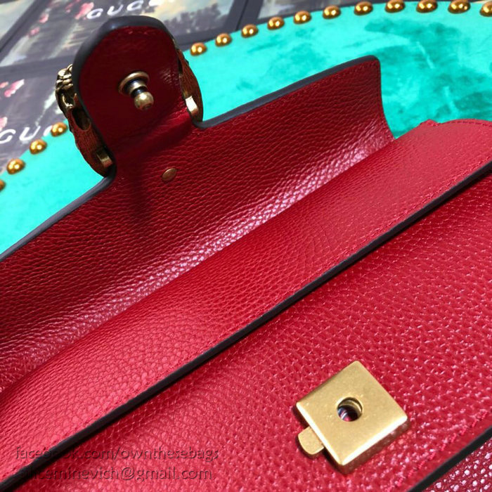 Gucci Dionysus Small Shoulder Bag Red 499623