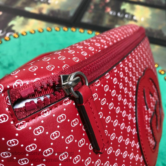 Gucci Gucci-Dapper Dan Belt Bag Red 536416