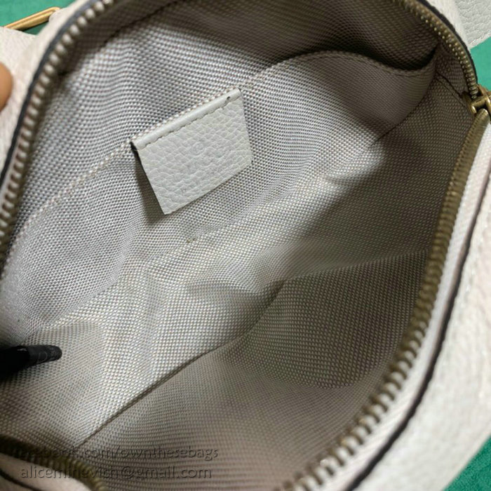 Gucci Leather Belt Bag White 476434