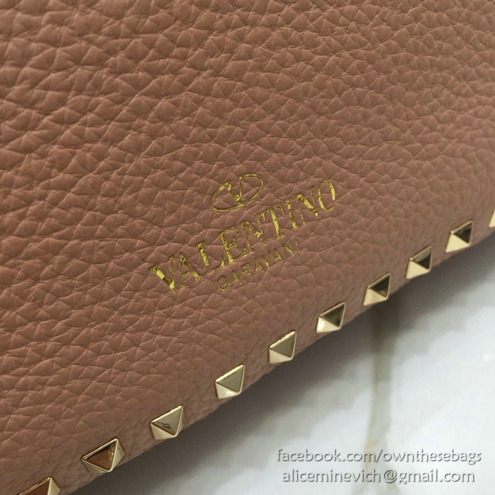 Valentino Soft Calfskin Hobo Bag Pink V50031