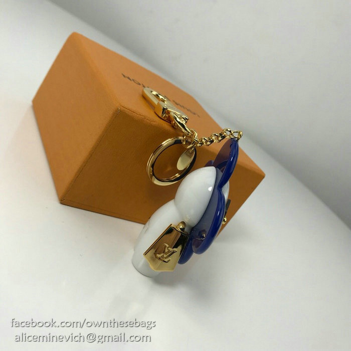 Louis Vuitton Bag Charm and Key Holder Blue M67358