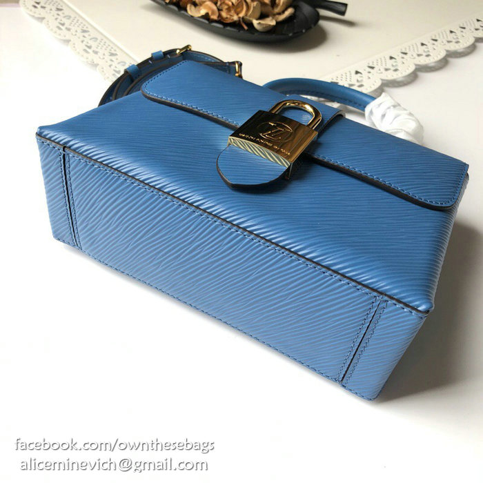 Louis Vuitton Epi Leather Locky BB Blue M52880