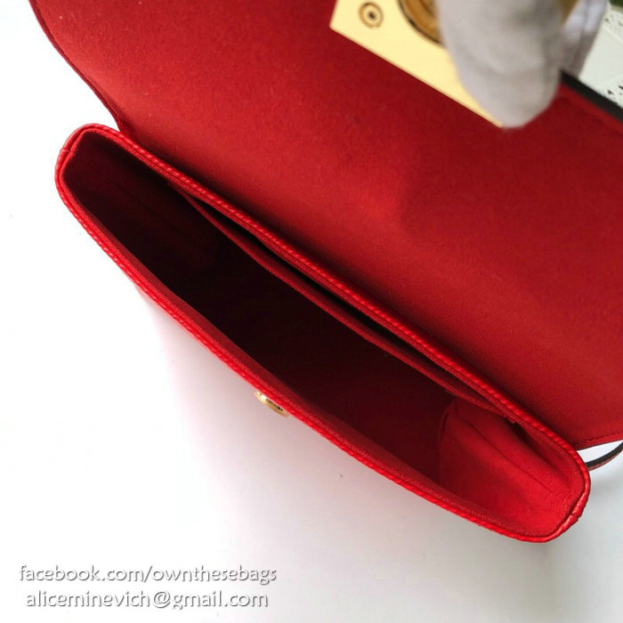 Louis Vuitton Epi Leather Locky BB Red M52880