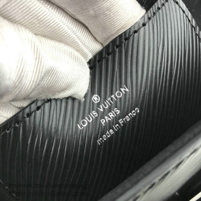 Louis Vuitton Epi Leather Twist MM Black M50282