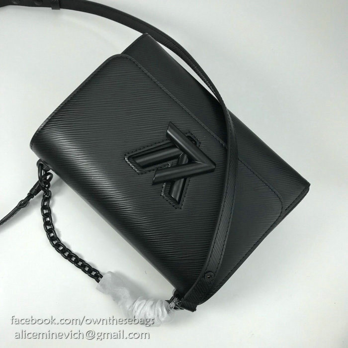Louis Vuitton Epi Leather Twist MM Black M50282