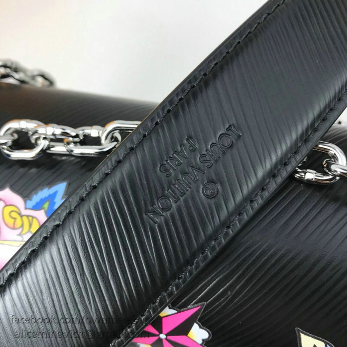 Louis Vuitton Epi Leather Twist MM Black M52897