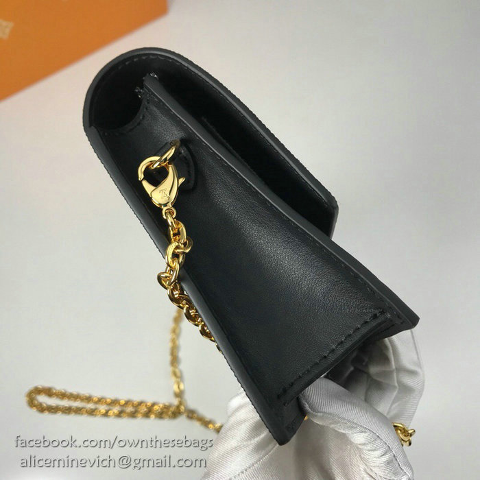 Louis Vuitton Flore Chain Wallet Noir M67405