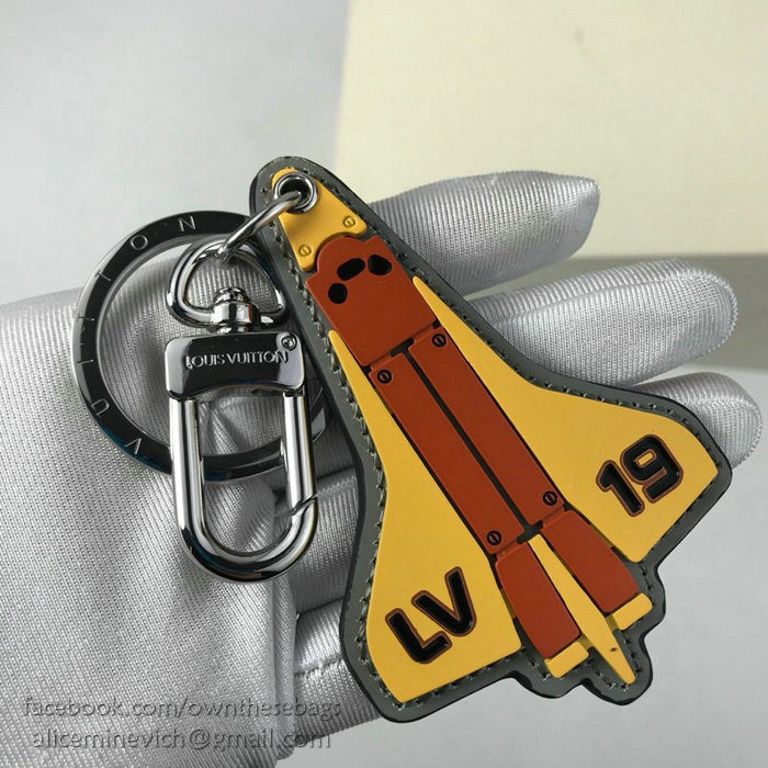 Louis Vuitton Leather Rocket Bag Charm and Key Holder MP2215