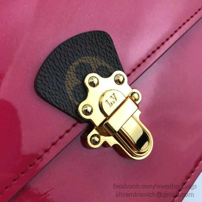 Louis Vuitton Cherrywood Chain Wallet Rose M63306