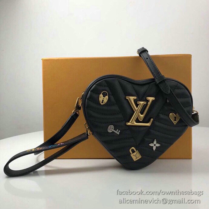 Louis Vuitton Heart Bag New Wave Noir M53205