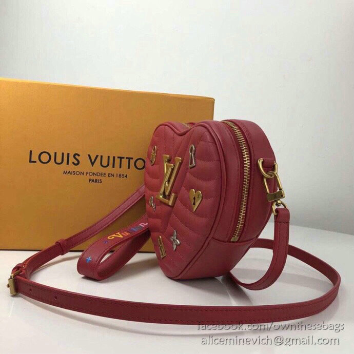 Louis Vuitton Heart Bag New Wave Red M53205