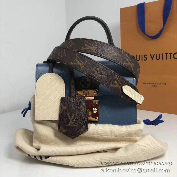 Louis Vuitton Monogram Vernis Spring Street Blue M90376