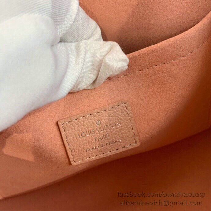 Louis Vuitton Soft Calfskin Mylockme BB Nude M51419