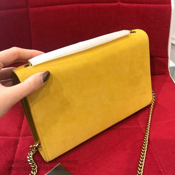 Saint Laurent Kate Tassel Chain Bag Yellow 501518