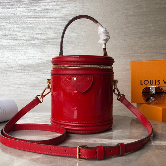 Louis Vuitton Monogram Vernis Cannes Red M53997