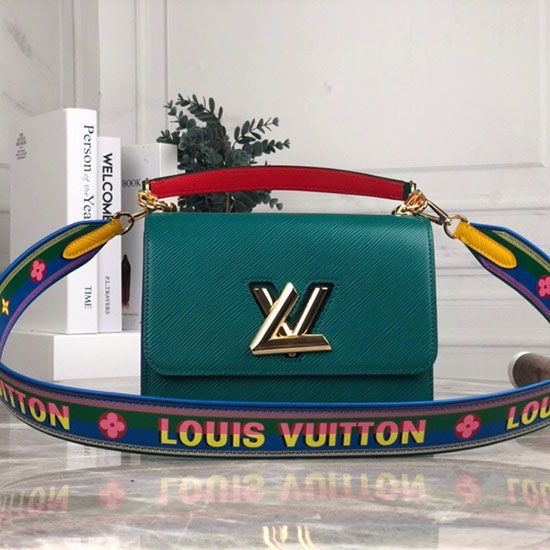 Louis Vuitton Epi Leather Twist MM Green M50282