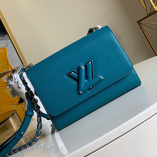 Louis Vuitton Epi Leather Twist MM Blue M50282