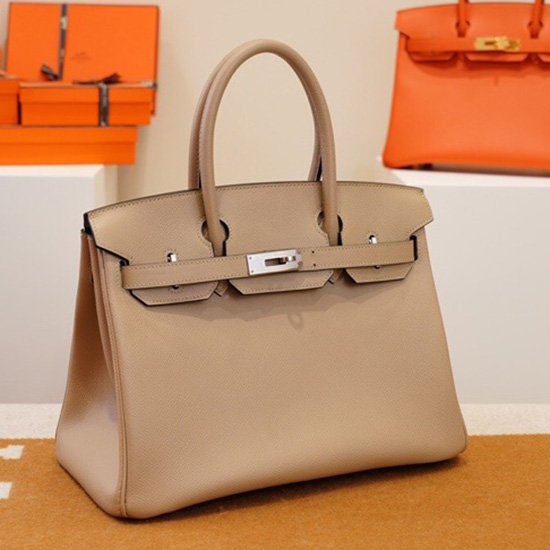 Hermes Epsom Leather Birkin Bag Beige HB253035