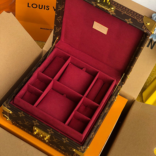 Louis Vuitton Jewelry Box Burgundy M20040