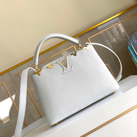 Louis Vuitton CAPUCINES BB White M55235