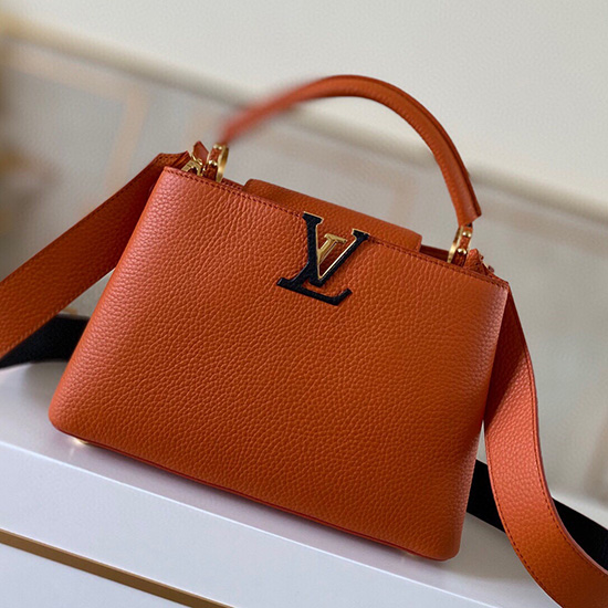 Louis Vuitton Capucines BB Orange&Black M53963