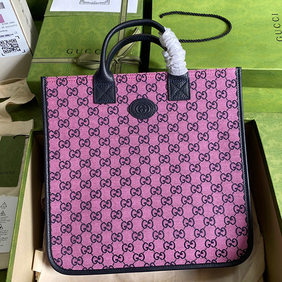 Gucci GG Tote Bag Purple 550763