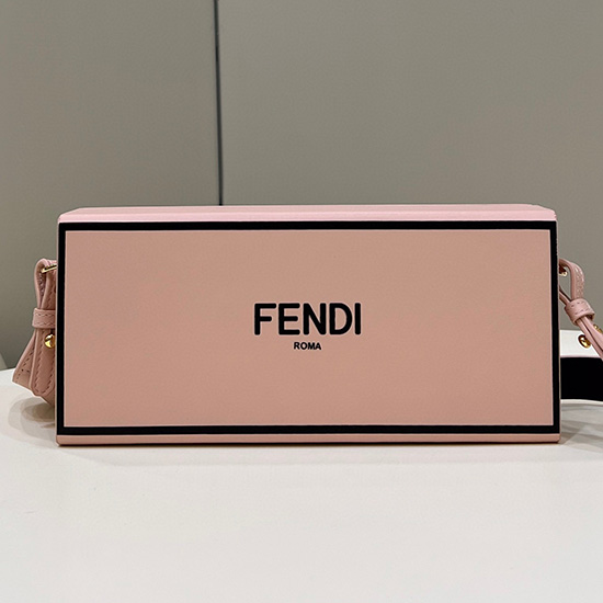 Fendi Vertical Box Crossbody Bag Pink F70304