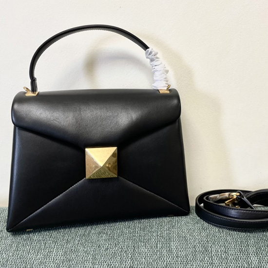 Valentino Small One Stud Handbag Black V1187