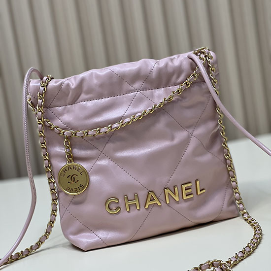 Chanel 22 Mini Handbag Pink AS3980