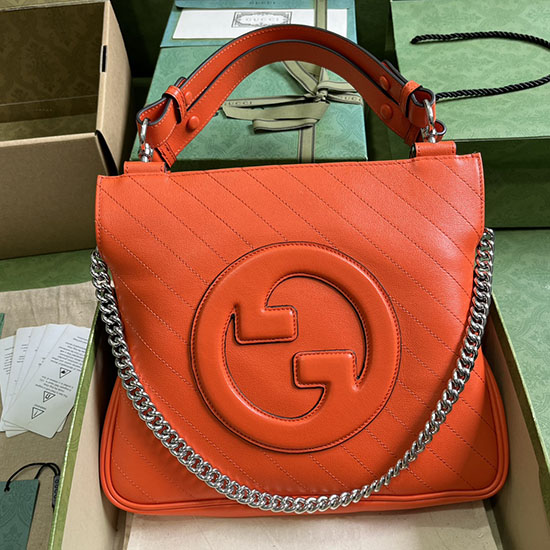 Gucci Blondie Small Tote Bag Orange 751518