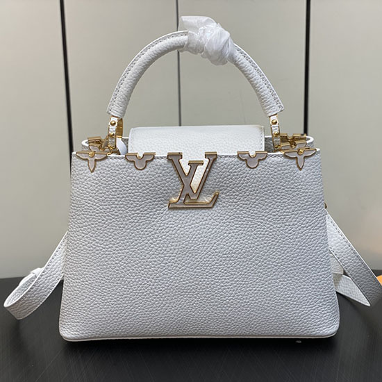 Louis Vuitton Capucines BB White M23263