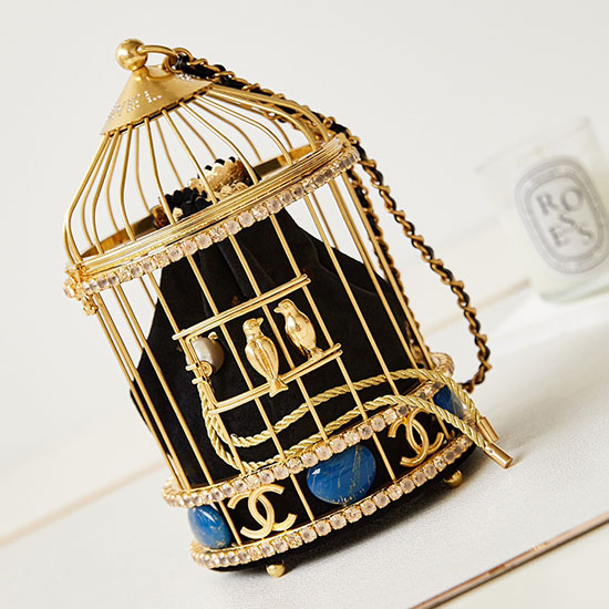 Chanel Bird Cage Bag Black A2022